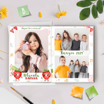 PSD-Шаблон фотокниги "Землянички"