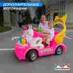Детский электромобиль для проката «Бит-мобиль» двухместный, усиленная рама