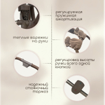 Коляска модульная Bubago Gaudi 3в1 Toffy