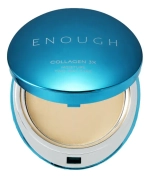 Enough Пудра для лица со сменным блоком Collagen 3X Moisture Two-Way Cake SPF28 PA++ 2*13г