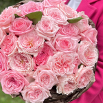 Розовый микс — букет интерьерных и ароматных розовых роз