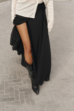 Юбка длинная на завязках