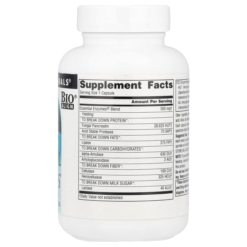 Source Naturals, Daily Essential Enzymes®, 500 мг, 120 капсул