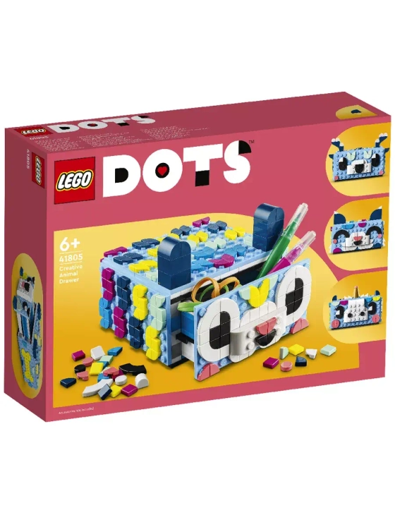 Лего 41805 Ящичек для творчества Животные Lego Dots