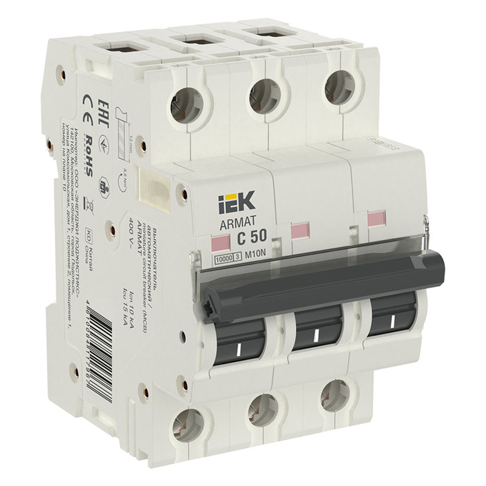 Автоматический выключатель  IEK AR-M10N-3-C050