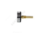 Термоманометр МД04 осевой Дк80 0-1,6 МПа L=60мм G1/4" 120С с переходником на G1/2" ЭКОМЕРА МД04-80-G-1,6МПа-120-L-60-ОИ