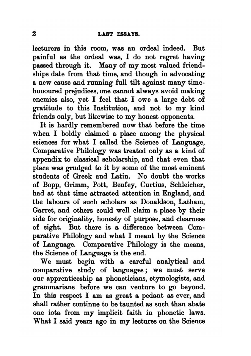 Last Essays by the Right Hon. Professor F. Max Müller. First series. Essays on language, folklore and other subjects | Friedrich Max Müller