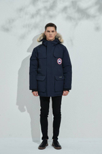 Темно-синяя пуховая парка Expedition Canada Goose премиум класса