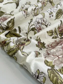 Штора тканевая на кухню, для спальни "Роза" 150х200 1шт