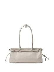 Кожаная средняя сумка Prada Bonnie белый