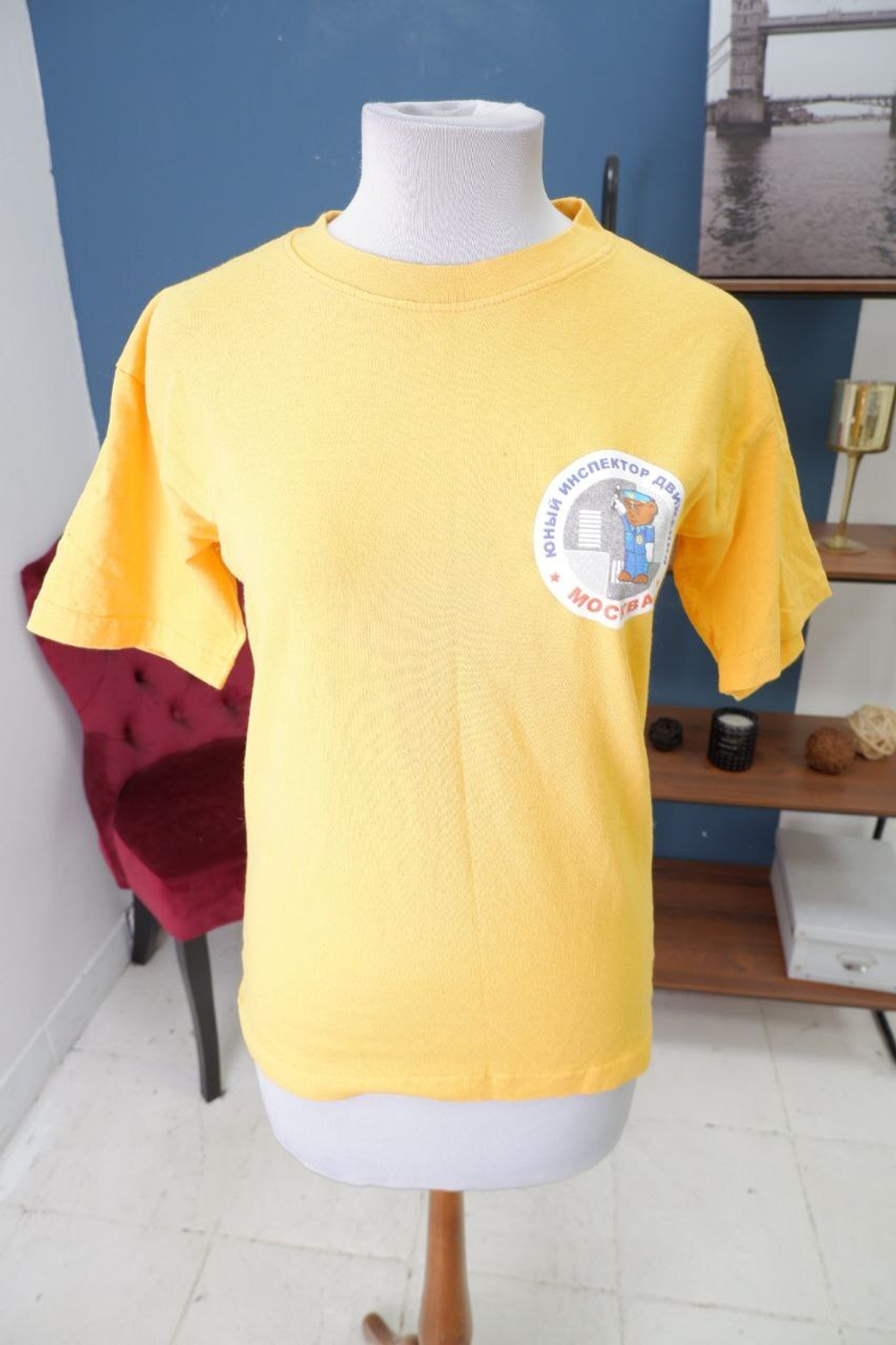 Футболка желтая 44 размер