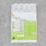 Штора для ванной 180*200см тканевая, HC2103