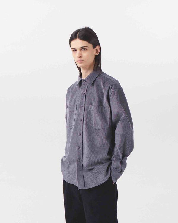 Рубашка FW23 Velvet Smoke Grey Серая - фото 2