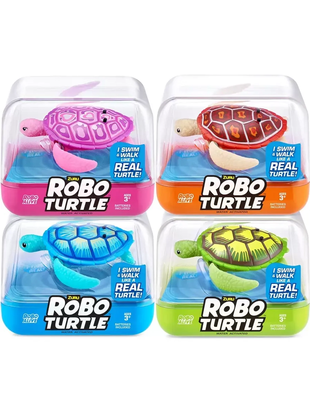 Интерактивная игрушка Zuru Robo Turtle Зуру черепаха 7192-3