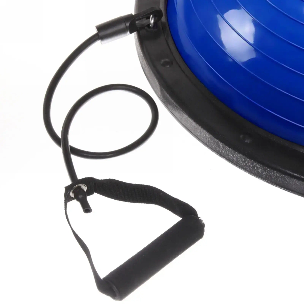 Балансировочная платформа «Classic» 59 х18 см (в комплекте насос и 2 эспандера трубчатых), синий