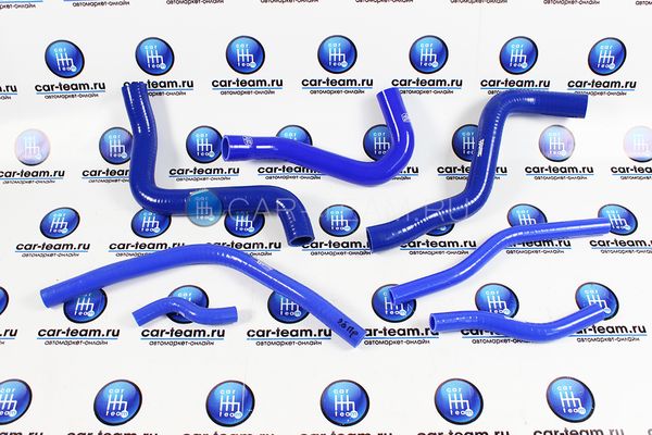 Комплект силиконовых патрубков охлаждения на Лада Приора 16кл