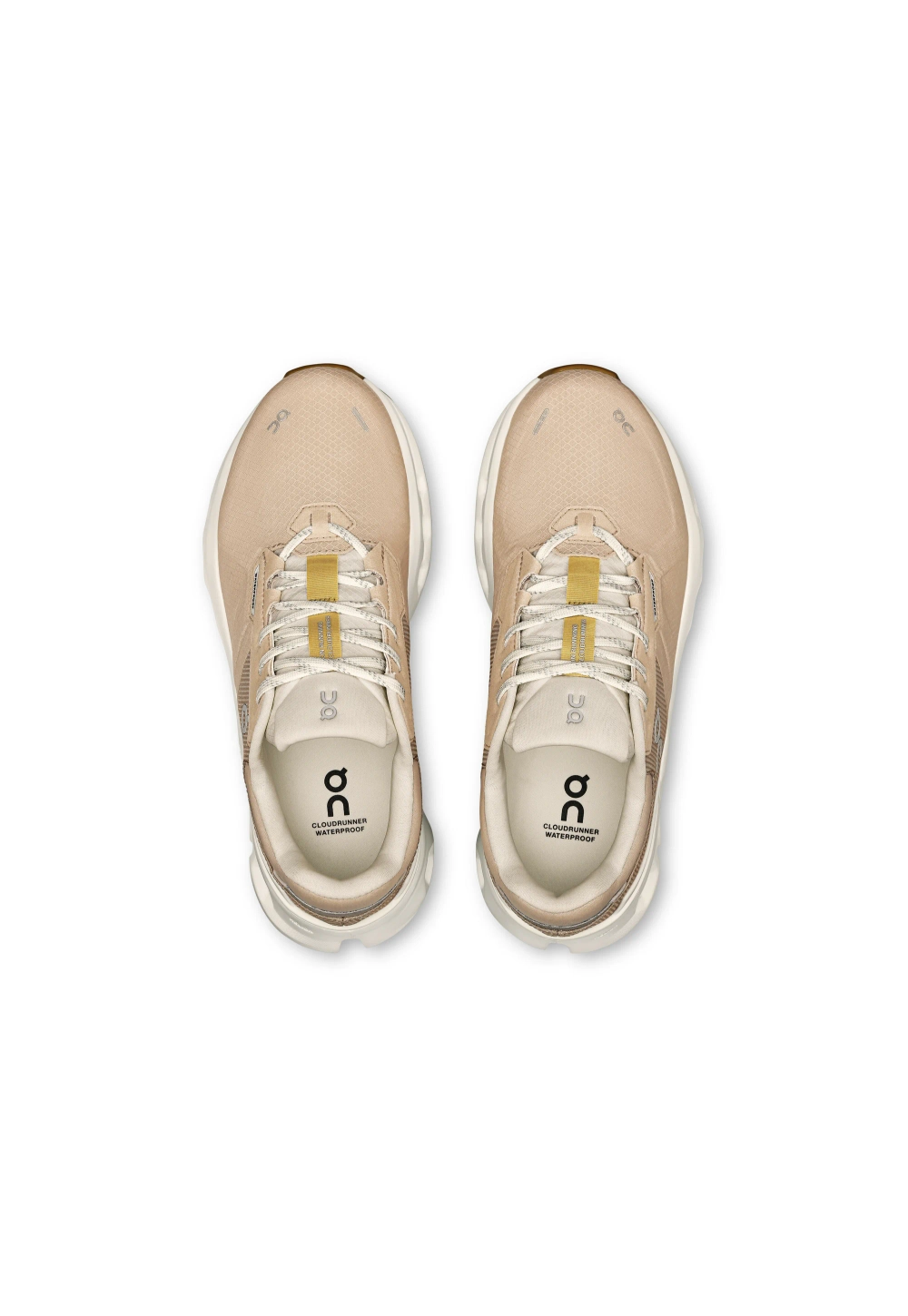 Женские Кроссовки для бега On CLOUDRUNNER 2 WATERPROOF - sand dew