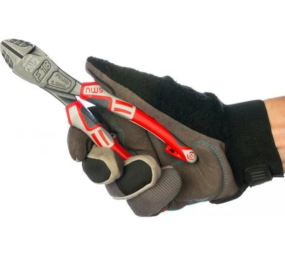NWS Бокорезы силовые 180 мм, покрытие TitanFinish, рукоятки SoftGripp 3K