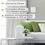 Приточный вентилятор Vakio OpenAir, белый