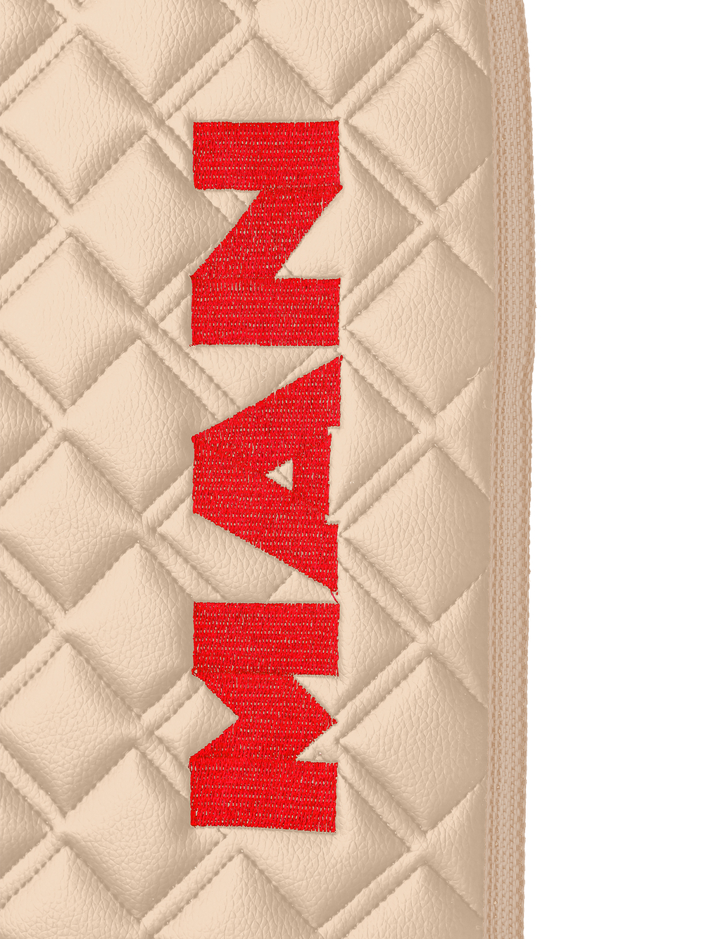 Ковры MAN TGX с 2-мя ящиками (автомат) (экокожа, бежевый, бежевый кант, красная вышивка)