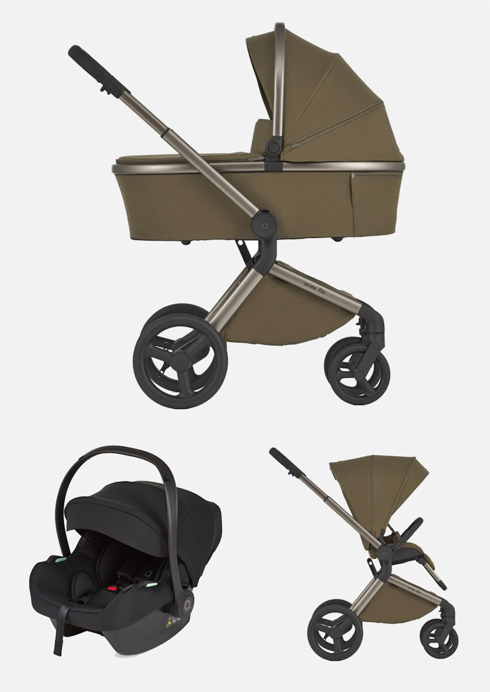 Anex Детская коляска Flo 3 в 1 Astra