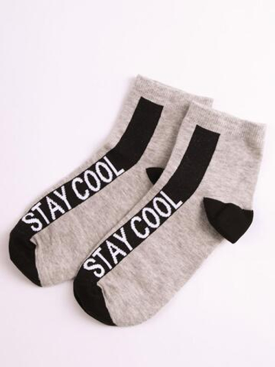 Носки д/мальчика T466 св.серый меланж р.20 (Батик), 1 шт.