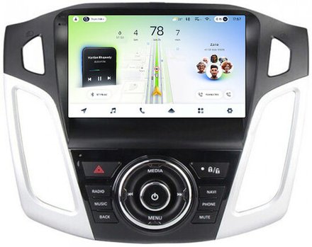 Магнитола для Ford Focus 3 2011-2019 (рамка тип 2) - Teyes CC4L монитор 9" IPS на Android 14, Snapdragon 662, CarPlay, 4G SIM-слот