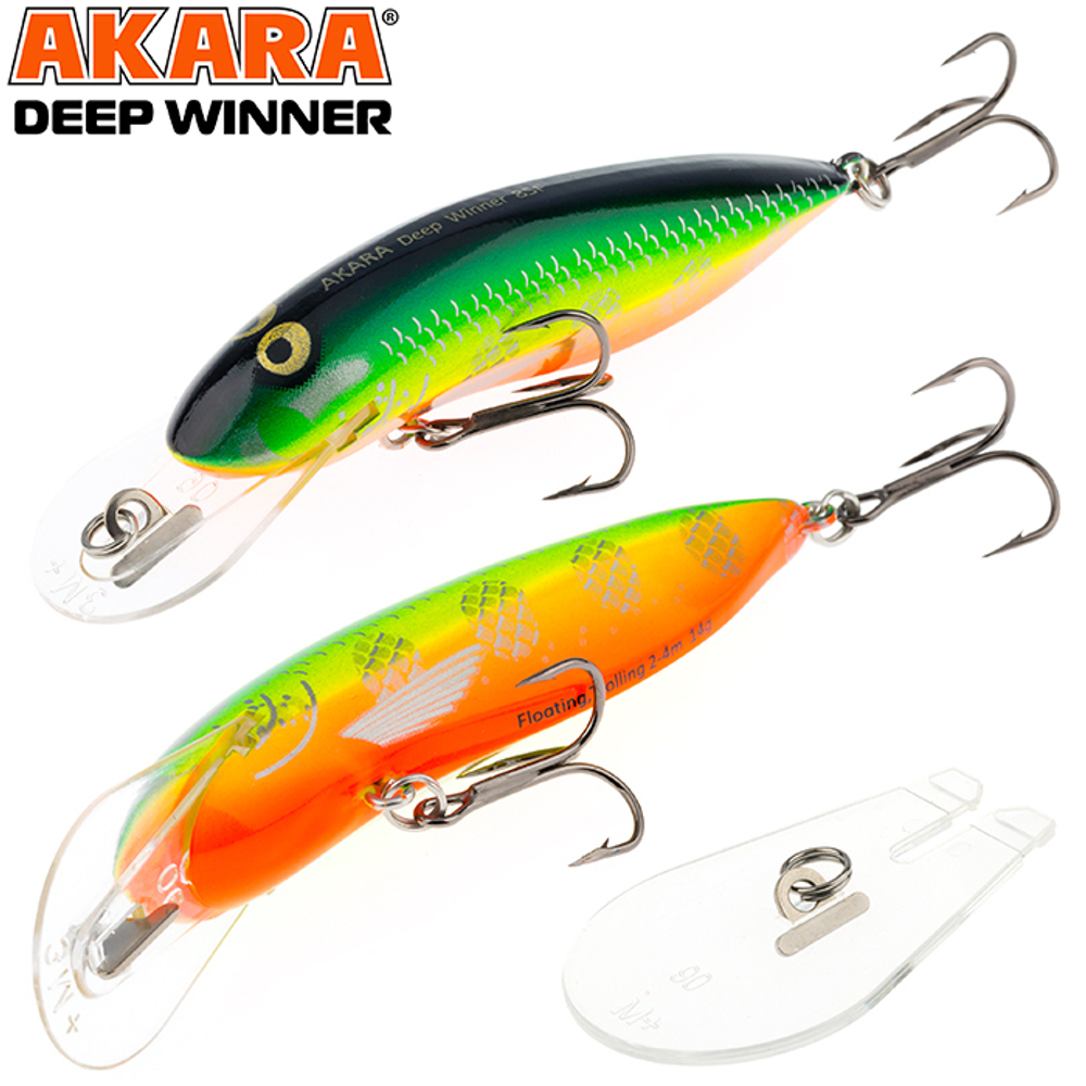 Воблер Akara Deep Winner 85F 14 гр. (1/2 oz 3,3 in) A93