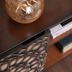 Тумба под ТВ Терра 155см Классик Каштан