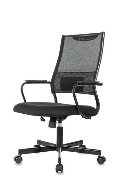 Кресло руководителя Бюрократ CH Balance черный Elastic-102 TW-11 сетка/ткань крестов. металл черный
