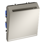 Выключатель встраиваемый VOLTUM S70 карточный 16А, (кашемир)