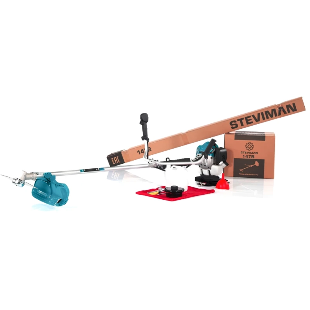 Бензокоса STEVIMAN 147R 2-х тактный 2 л.с., захват 430 мм, GC-0147R-2305
