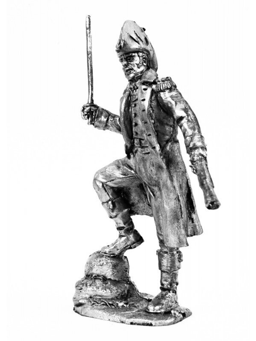 Оловянный солдатик Лейтенант старой гвардии Наполеона 1812 год