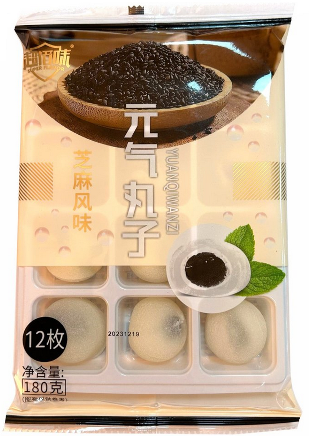 Моти Sweet с кунжутной пастой 180гр