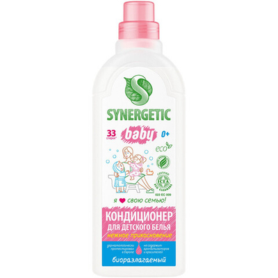 SYNERGETIC.Кондиц,д/детского белья,Нежное прикосн,1л