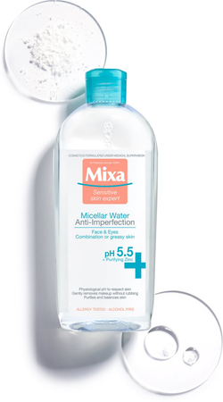 MIXA Anti-Imperfection - мицеллярная жидкость, матирующая кожу /   400  ml  / GTIN 3600550752410