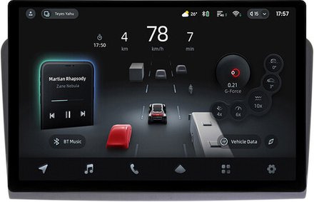 Магнитола для Mercedes-Benz GL X164, ML W164 2005-2012 (рамка глянцевая) - Teyes CC4-PRO монитор 13" 2K QLED на Android 13, Snapdragon 778G, 8+128, AI, CarPlay, DSP, 4G SIM-слот