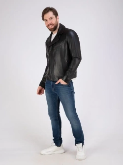 Кожаная куртка демисезонная косуха