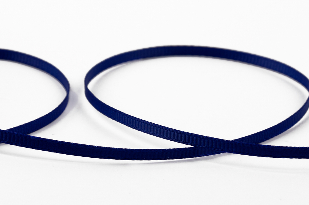 "Gamma" репсовая лента GR-03 3 мм №101 т.васильковый