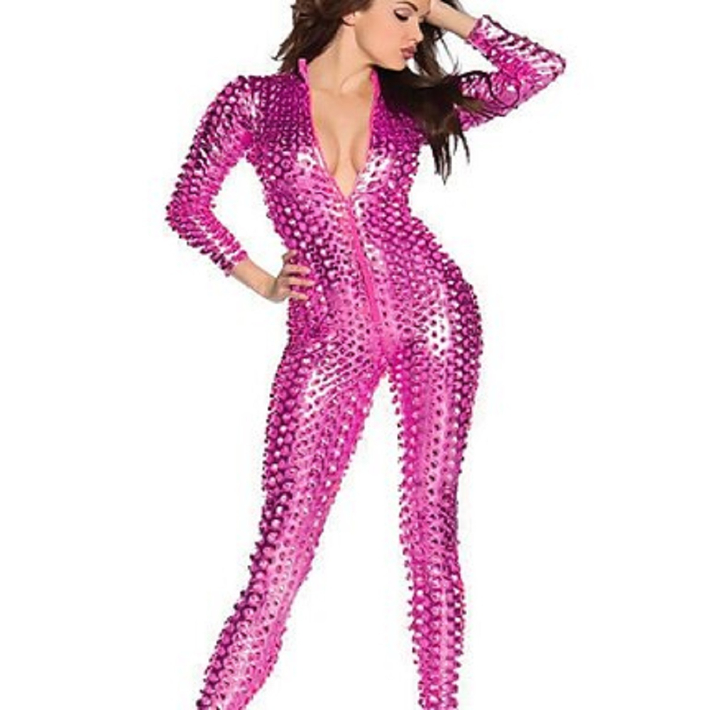 Боди комбинезон Тефия розовый XL