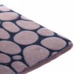 Коврик для ванной 40*60"Галька» серый