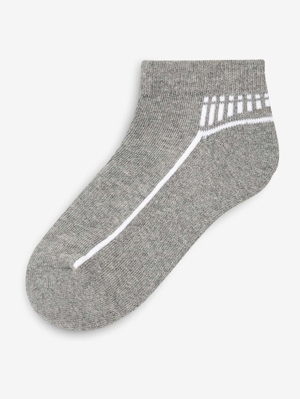 Носки хлопковые для мальчика Next 334-025, 5 шт., Серый, Белый, Синий