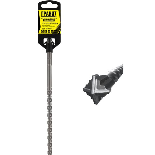 Бур ГРАНИТ SDS+ Quadro-X 10,0*460