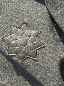 Кимоно - пальто на подкладке / серый