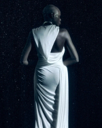 Платье с буфом