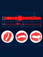 Бесконтактный браслет EM-Marine Браслет TS с застёжкой (красный)