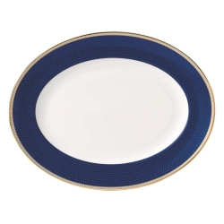 Wedgwood Овальное блюдо с гибискусом 35 см