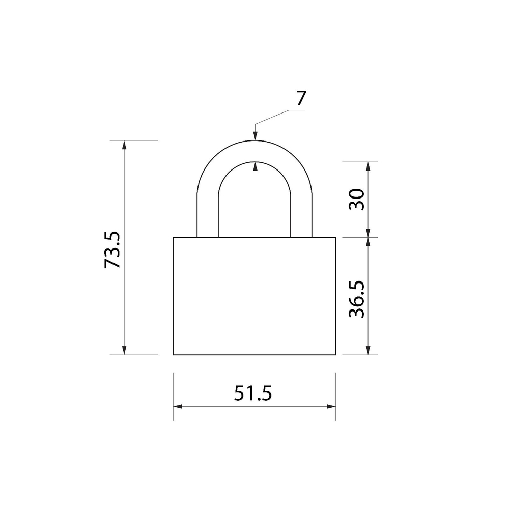 Навесной замок с тремя ключами