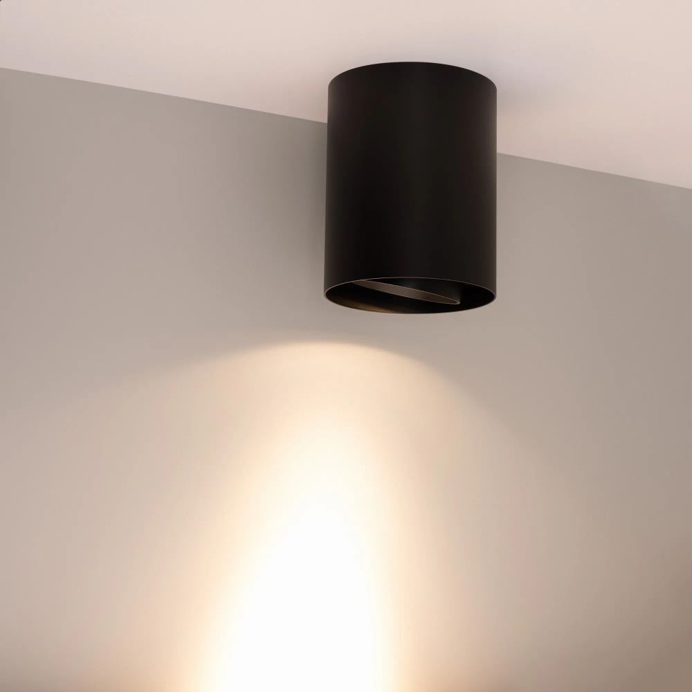 Светильник SP-FOCUS-R132-24W Warm3000 (BK, 15 deg, 230V) (Arlight, IP54 Металл, 5 лет) 054853
