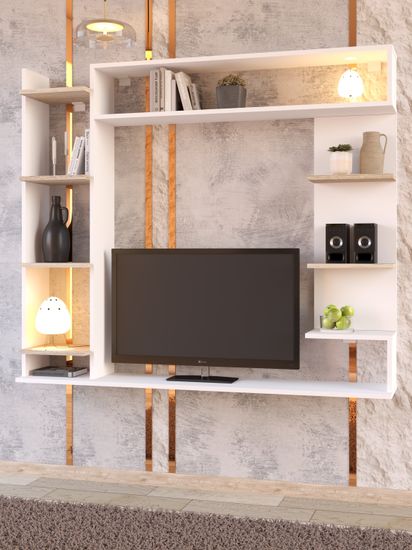 белый / дуб сонома